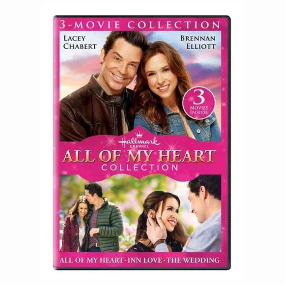 NEW All of My Heart Hallmark 3 Movie Romance Collection DVD Set Lacey Chabert - Picture 1 of 1